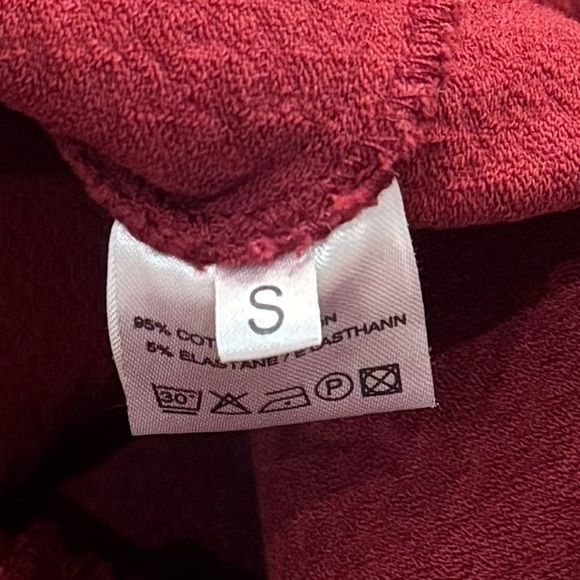 Ganni Wine Red Textured Mini Dress Gilmore Girls Inspired Chic Career Size S - Picture 9 of 11